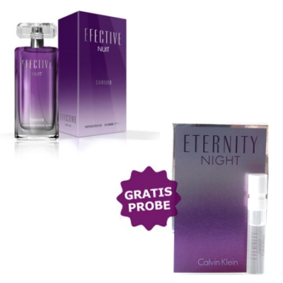 Chatler Efective Nuit 100 ml + Perfume Muestra Calvin Klein Eternity Night